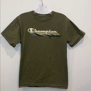 Champion Men's Olive Green T-Shirt